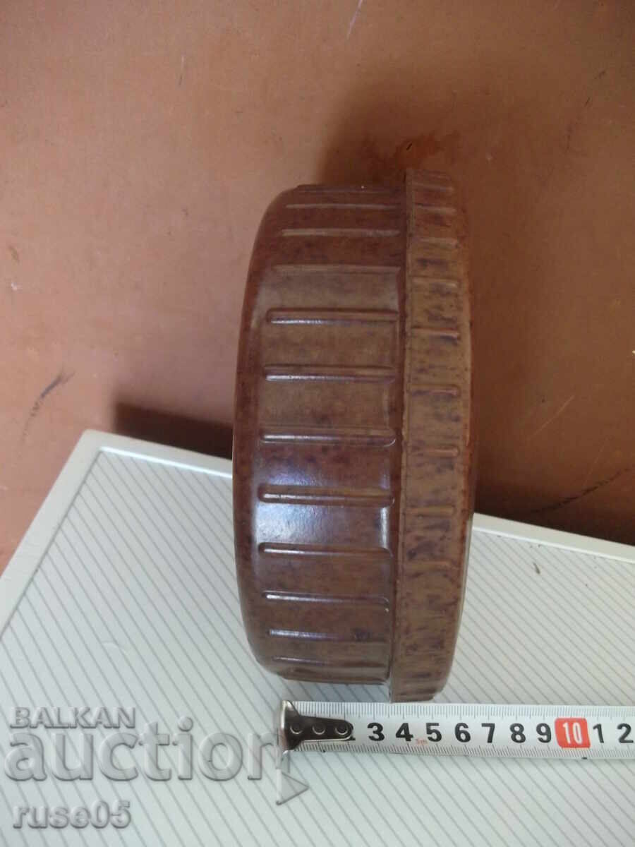 Cutie rotundă veche din bachelită - 5