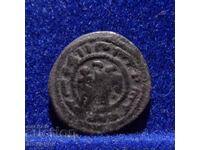 Арабска медна монета фалс