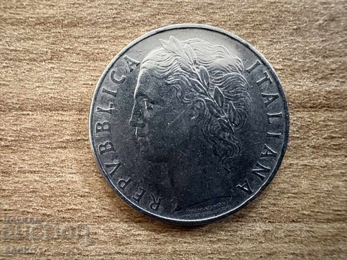 Италия - 100 лири (1959) с цена 0.35 лв. | € 0.18