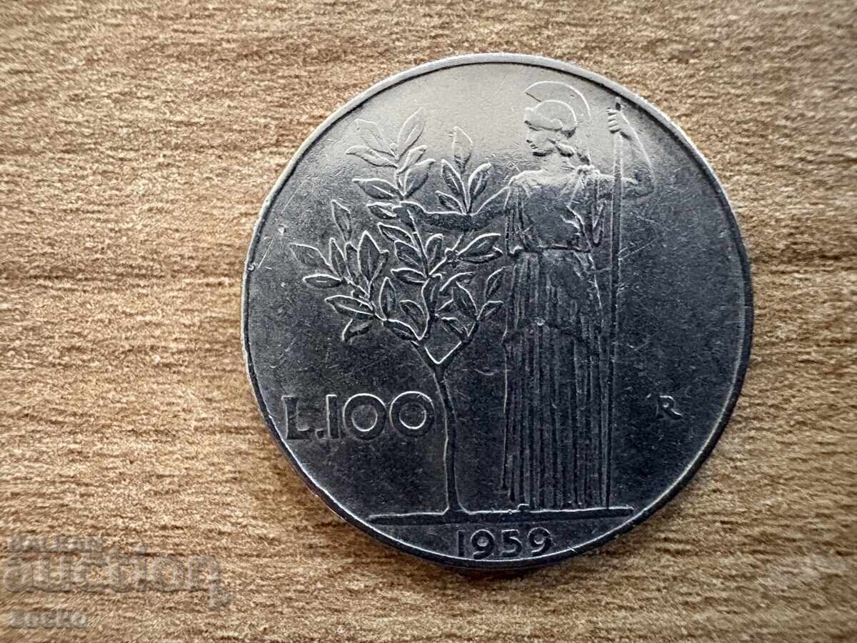 Италия - 100 лири (1959)