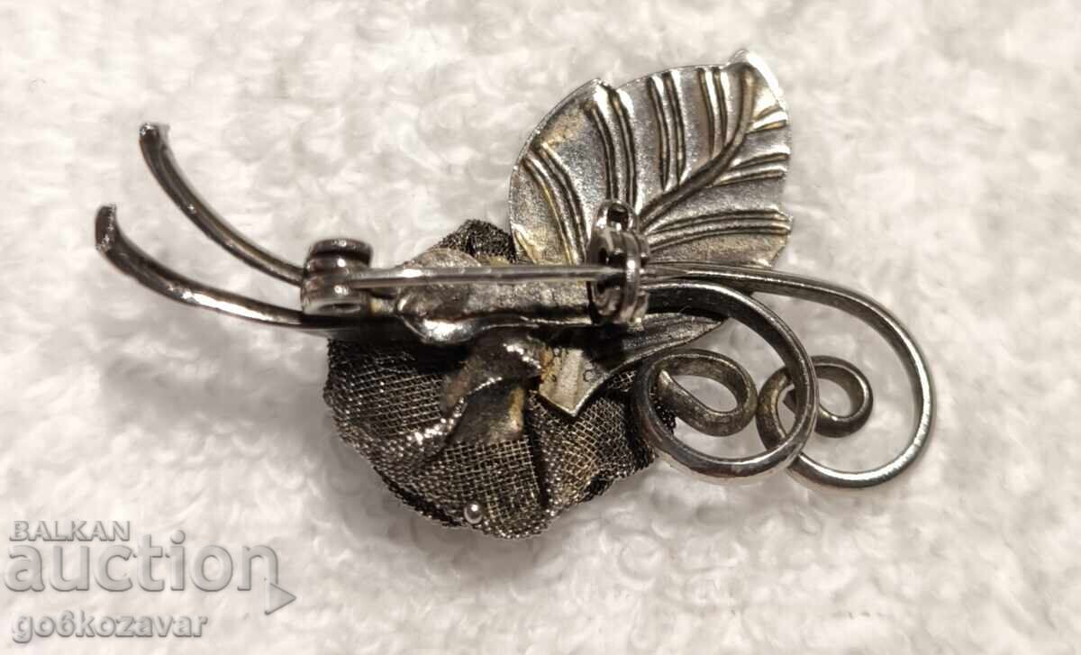 Δημοπρασία Ρετρό μεταλλική καρφίτσα Ρόδο !