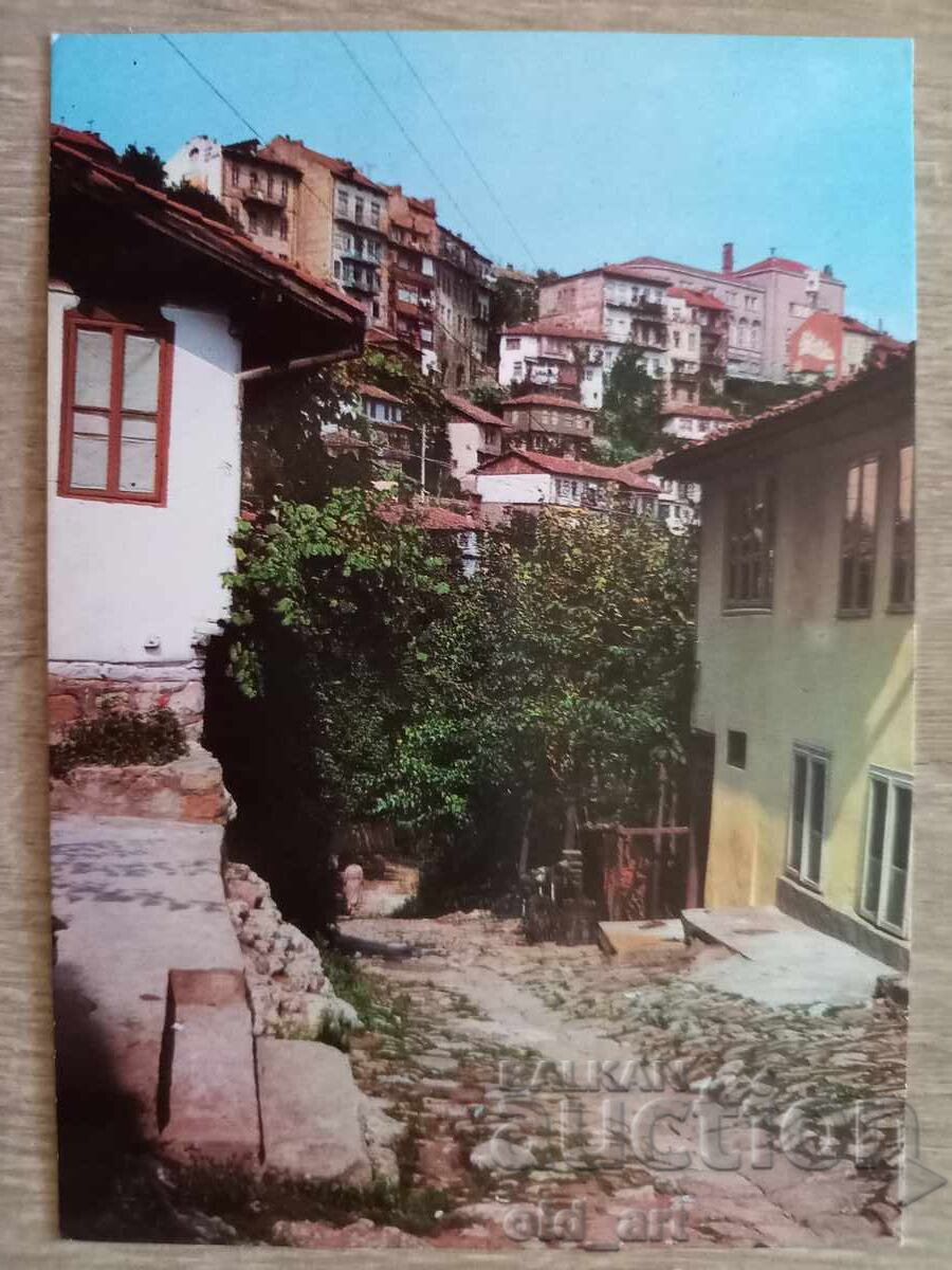 Пощенска картичка - гр. Велико Търново, ул. Крайбрежна