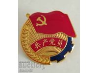 Chinese Enamel Badge