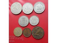 Lot mixt de 8 monede