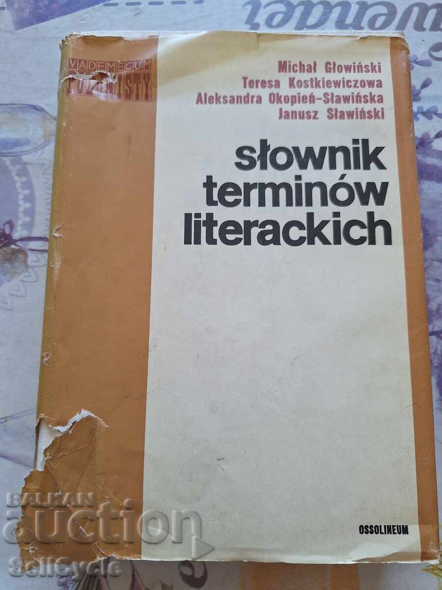 ✅POLISH DICTIONARY OF LITERARY TERMS❗