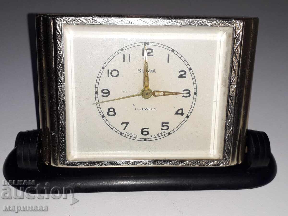 Mechanical Alarm Clock "Slava". USSR Mechanical Alarm Clock "Slava". USSR