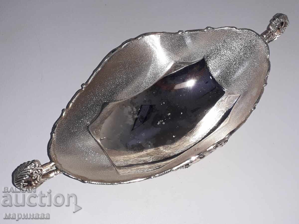 FRUCTIERĂ VECHE. ARGINTAT ZAMAC - 5