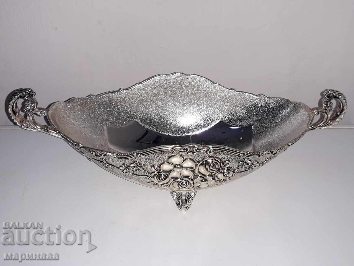 FRUCTIERĂ VECHE. ARGINTAT ZAMAC