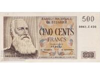 Belgium 500 Francs 1952 Pick 130