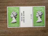 Гърнзи - Посещение на кралската двойка (1978) MNH