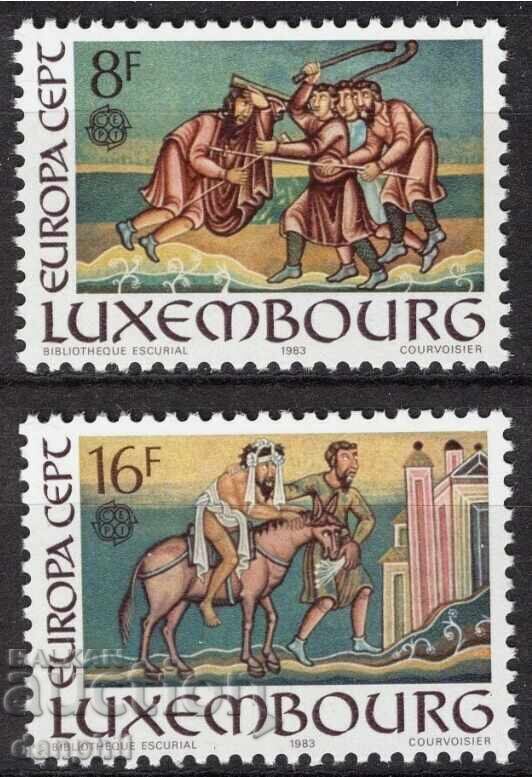 Luxemburg 1983 Europa CEPT (**) serie curată Luxemburg 1983 Europa CEPT (**) serie curată