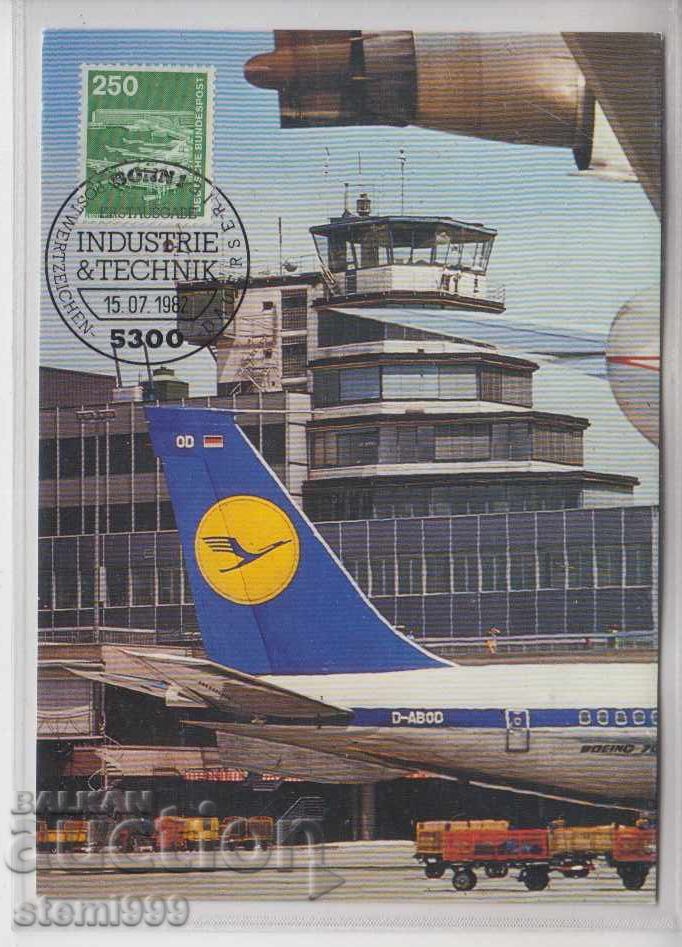 Postcard MAX FDC PLANES AVIATION