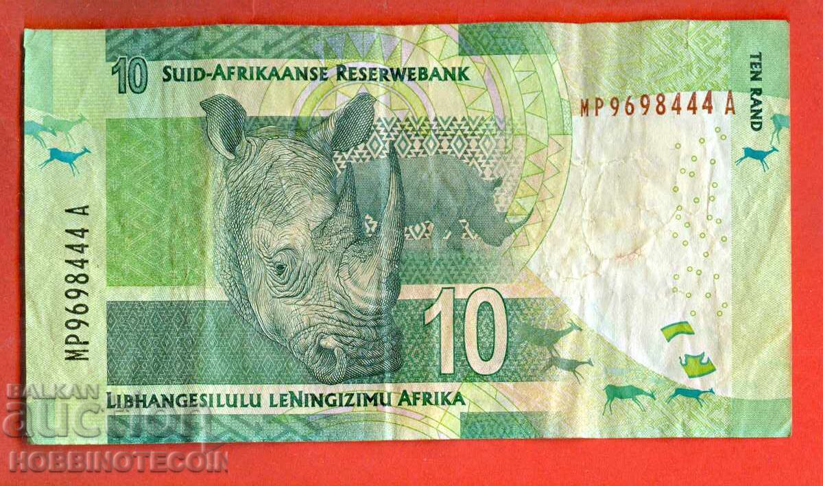 AFRICA DE SUD AFRICA DE SUD 10 Rand POINTS numărul 201 AFRICA DE SUD AFRICA DE SUD 10 Rand POINTS numărul 201
