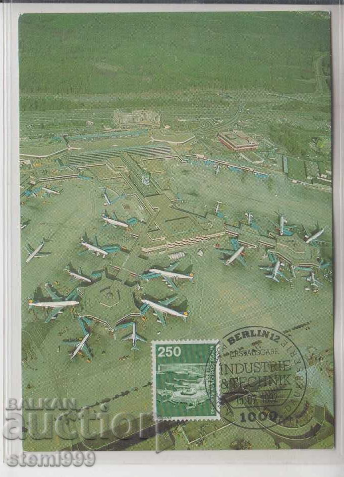 Postcard MAX FDC PLANES AVIATION