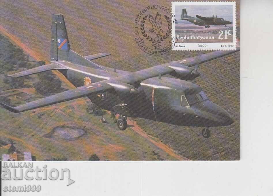 Postcard MAX FDC PLANES AVIATION