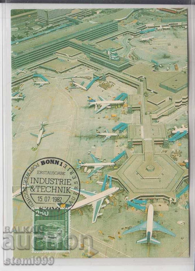 Пощенска карта МАX FDC САМОЛЕТИ АВИАЦИЯ Пощенска карта МАX FDC САМОЛЕТИ АВИАЦИЯ