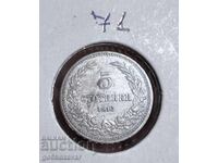 България 5 стотинки 1913г топ монета !