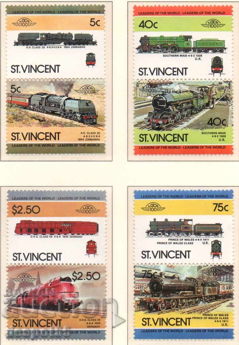 1984. Sf. Vincent. Trenuri