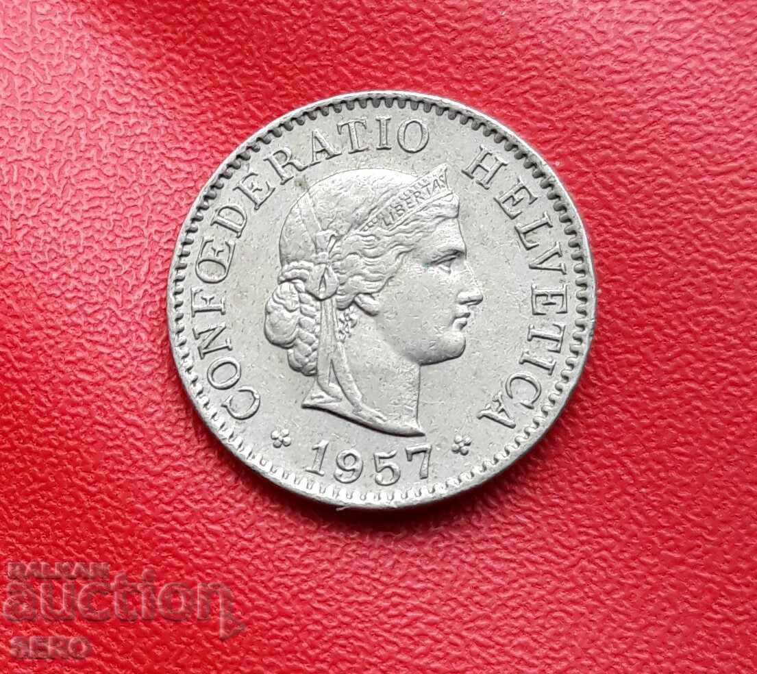 Switzerland-5 Rapen 1957