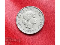 Switzerland-5 Rapen 1957