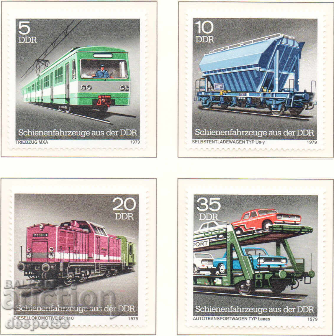 1979. Ανατολική Γερμανία. Τρένα 1979. Ανατολική Γερμανία. Τρένα