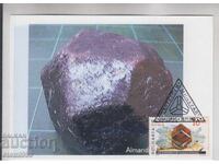 Postcard MAX FDC MINERALS