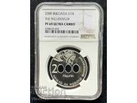 10 Leva 2000 PF 69 Ultra Cameo 69 NGC