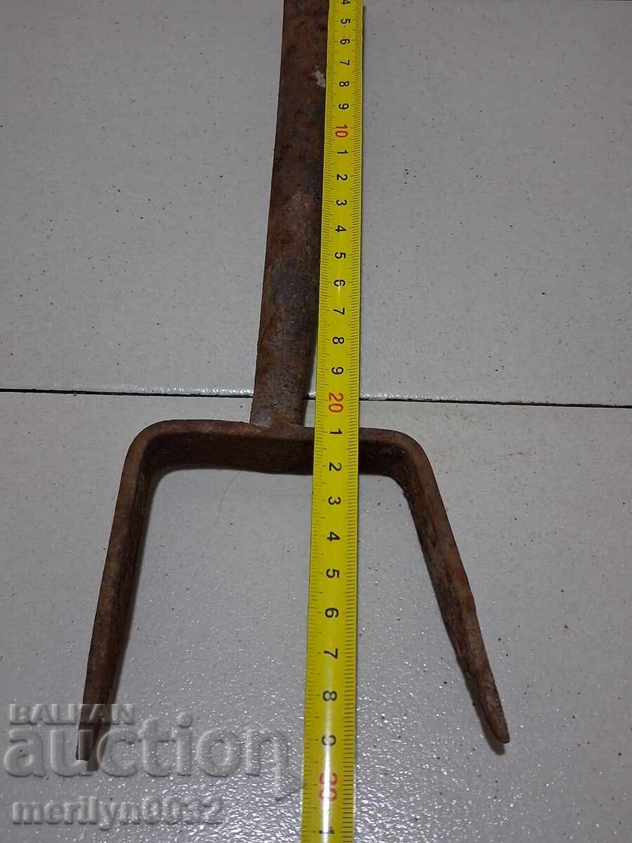 Old hand-forged anvil for hair straightening - 6