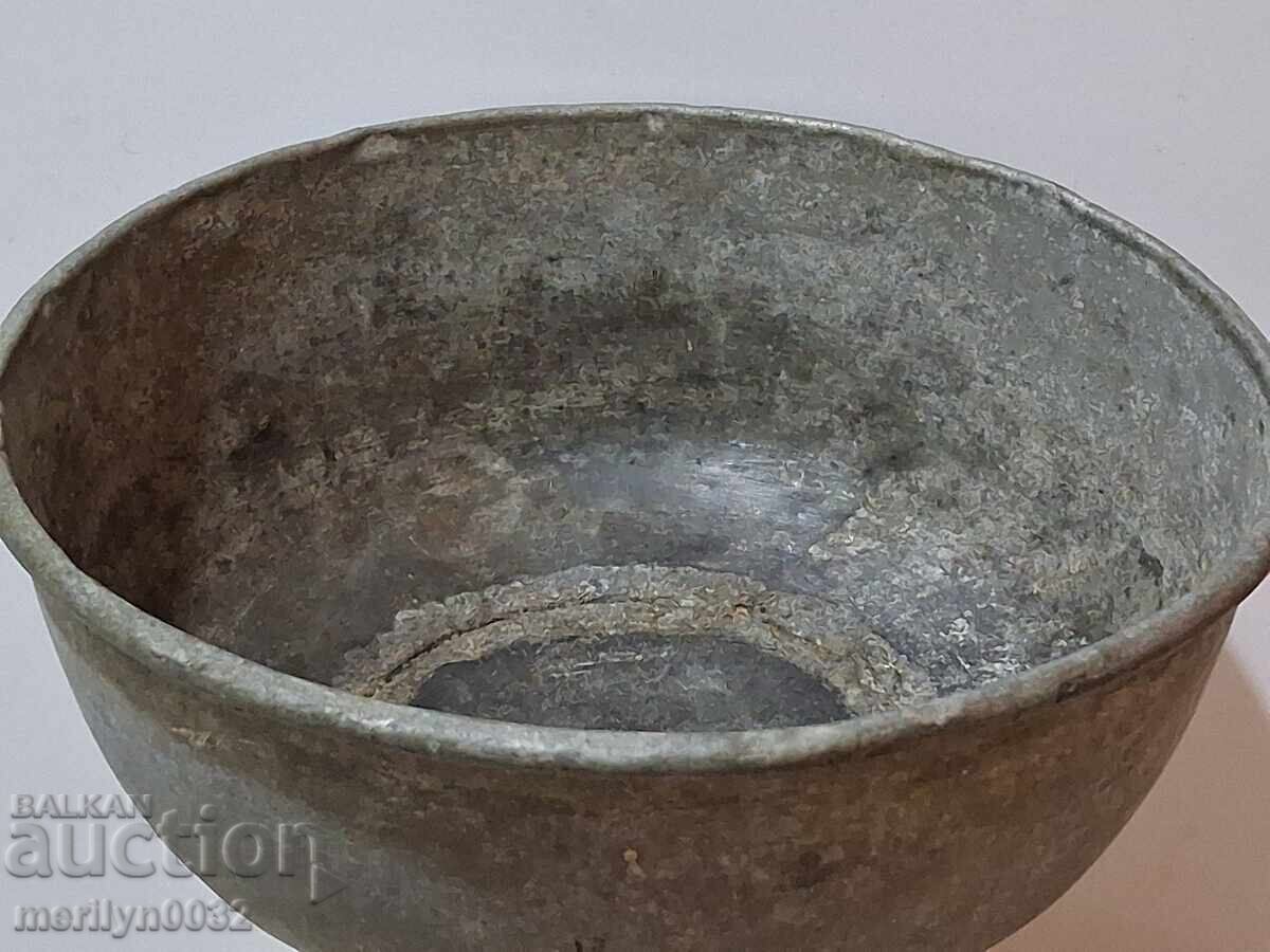 Copper bowl, copper vessel, copper panica, boiler, saucer - 6