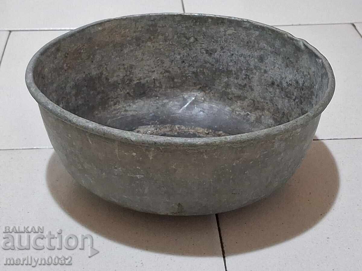 Copper bowl, copper vessel, copper panica, boiler, saucer - 7