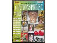 Catalog Prețuri de Licitație 2003