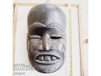 Mască veche 40cm. sculptură în lemn, sculptură
