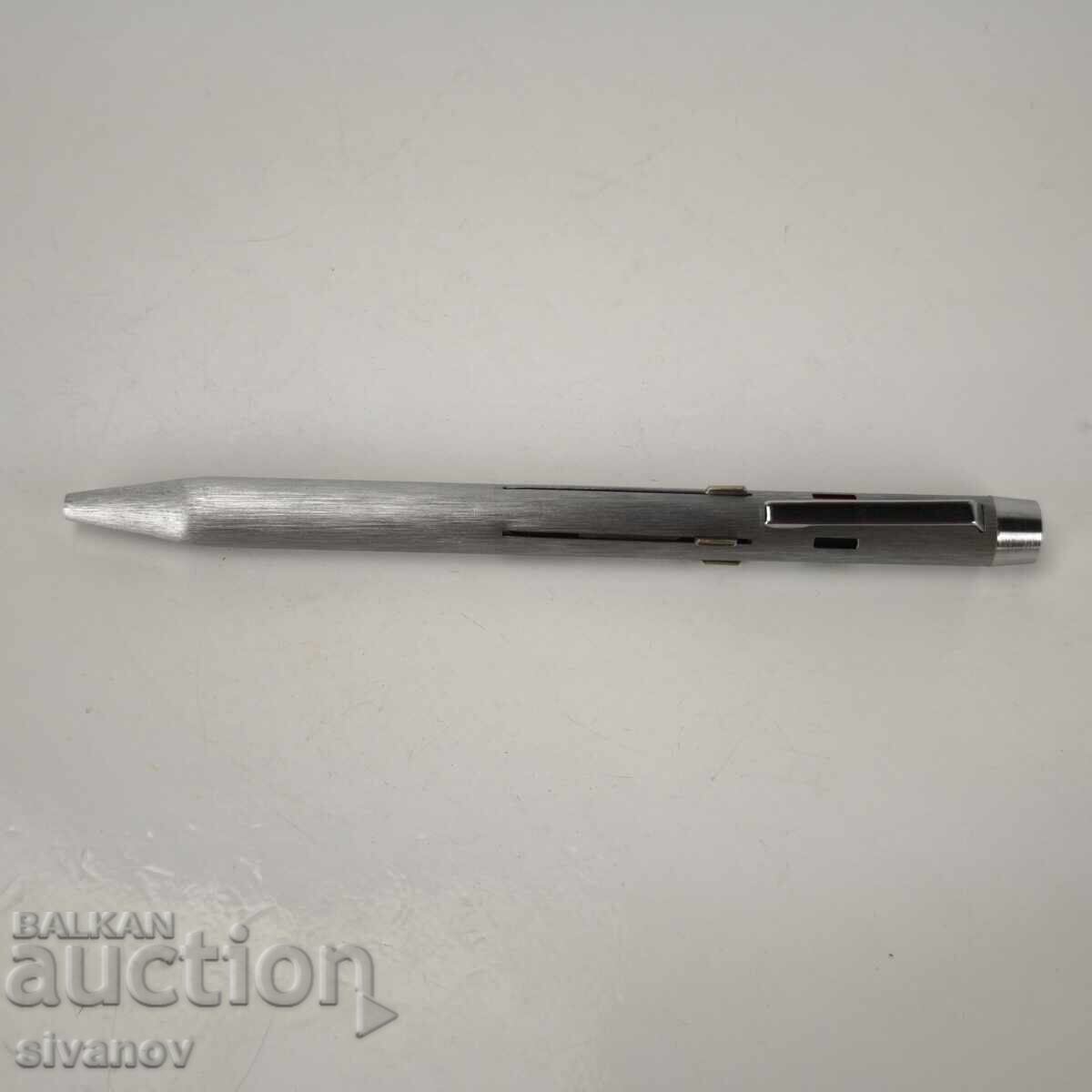 Old 4-color pen BYK #6160 with price 14.99 BGN | € 7.66
