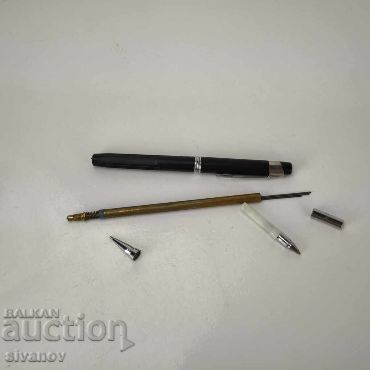 Three Star 707 0.7mm mechanical pencil with ballpoint pen #6161 - 6