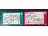 Germany 1977 Europe CEPT Locomotives MNH