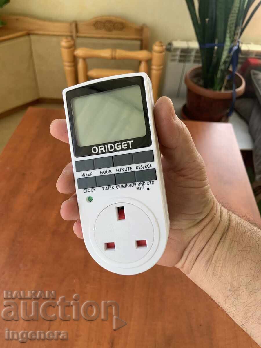 УРЕД ДИГИТАЛЕН ЕЛ. ТАЙМЕР 18 ПРОГРАМИ НОВО КОНТАКТ "ORIDGET" с цена 18.00 лв. | € 9.20
