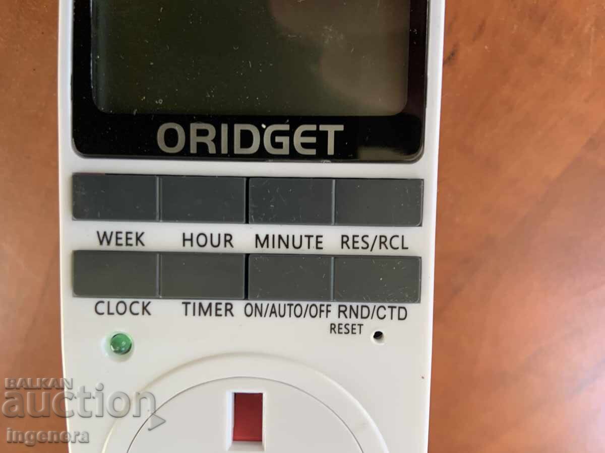 УРЕД ДИГИТАЛЕН ЕЛ. ТАЙМЕР 18 ПРОГРАМИ НОВО КОНТАКТ "ORIDGET" - 5