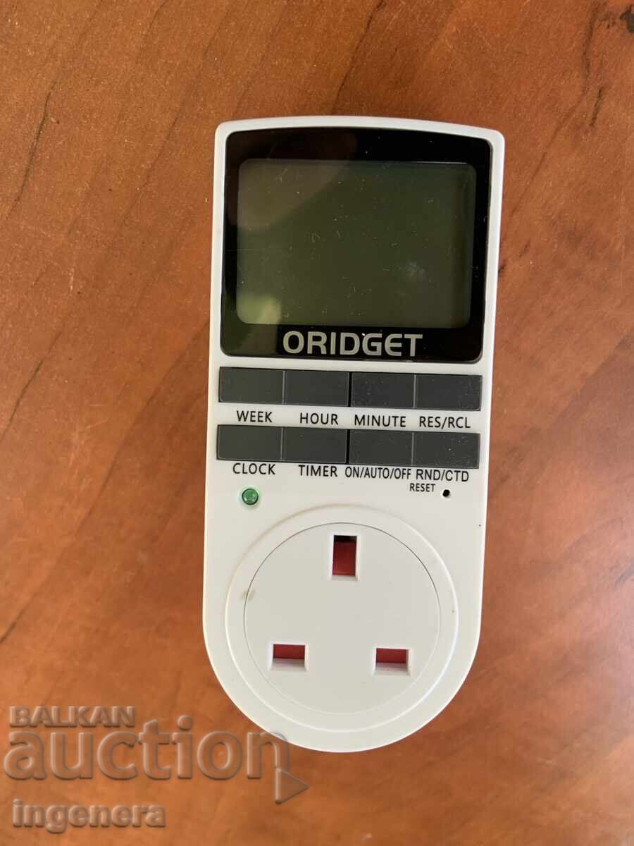 УРЕД ДИГИТАЛЕН ЕЛ. ТАЙМЕР 18 ПРОГРАМИ НОВО КОНТАКТ "ORIDGET"