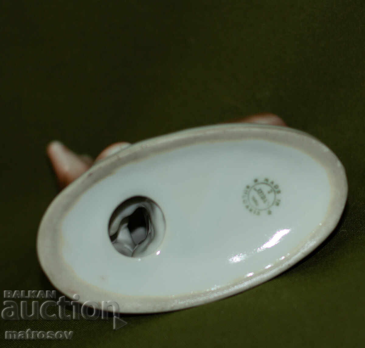 Statuetă veche de porțelan bulgărească căprioară - 6