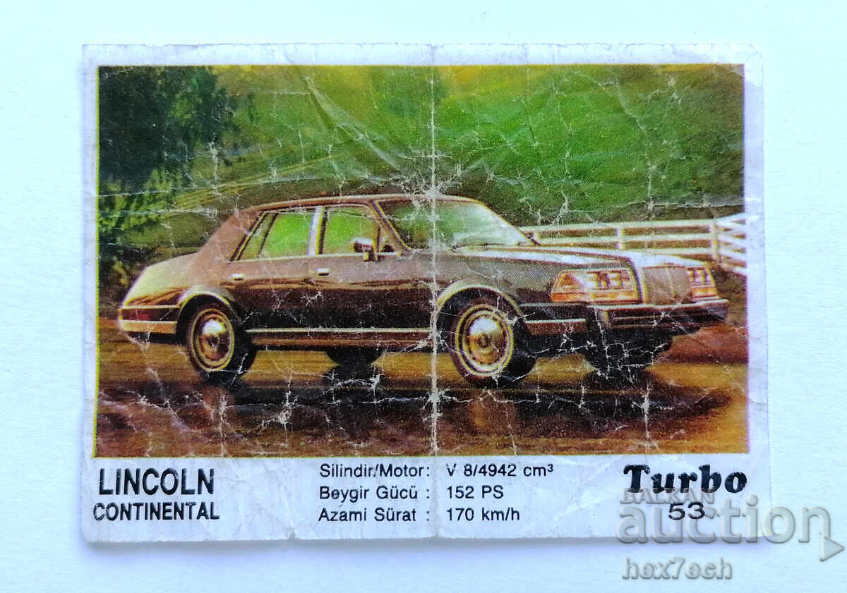 ❤️ ⭐ Picture Turbo Turbo Black 53 Lincoln Continental ⭐ ❤️