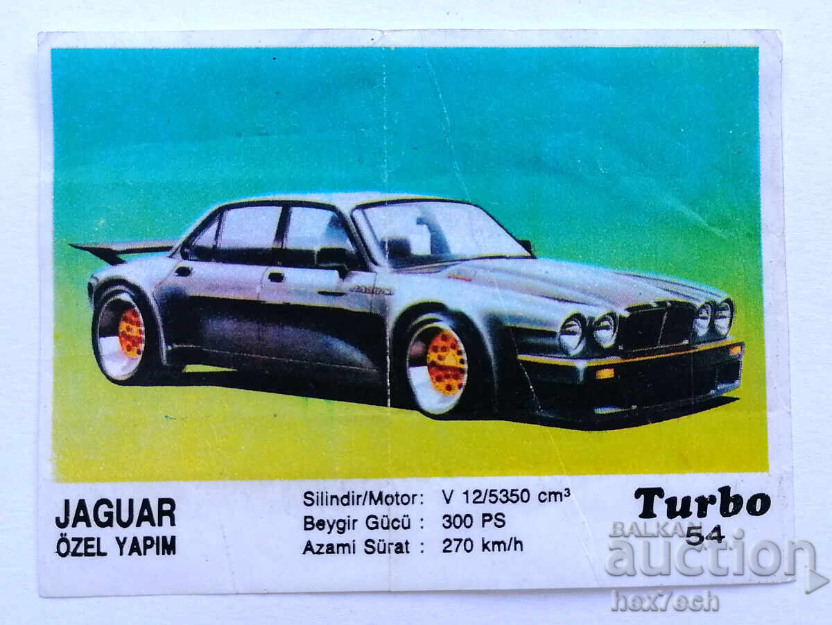 ❤️ ⭐ Picture Turbo Turbo black 54 Jaguar Ozel Yapim ⭐ ❤️
