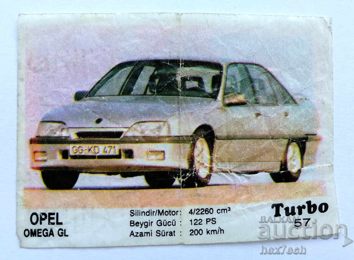 ❤️ ⭐ Εικόνα Turbo Turbo μαύρο 57 Opel Omega GL ⭐ ❤️ ❤️ ⭐ Εικόνα Turbo Turbo μαύρο 57 Opel Omega GL ⭐ ❤️