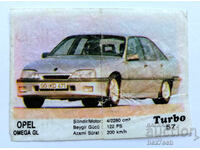 ❤️ ⭐ Εικόνα Turbo Turbo μαύρο 57 Opel Omega GL ⭐ ❤️