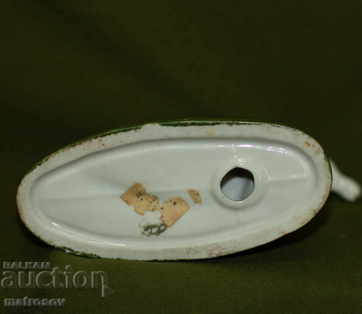 Decorative porcelain figurine of a white stallion - 7