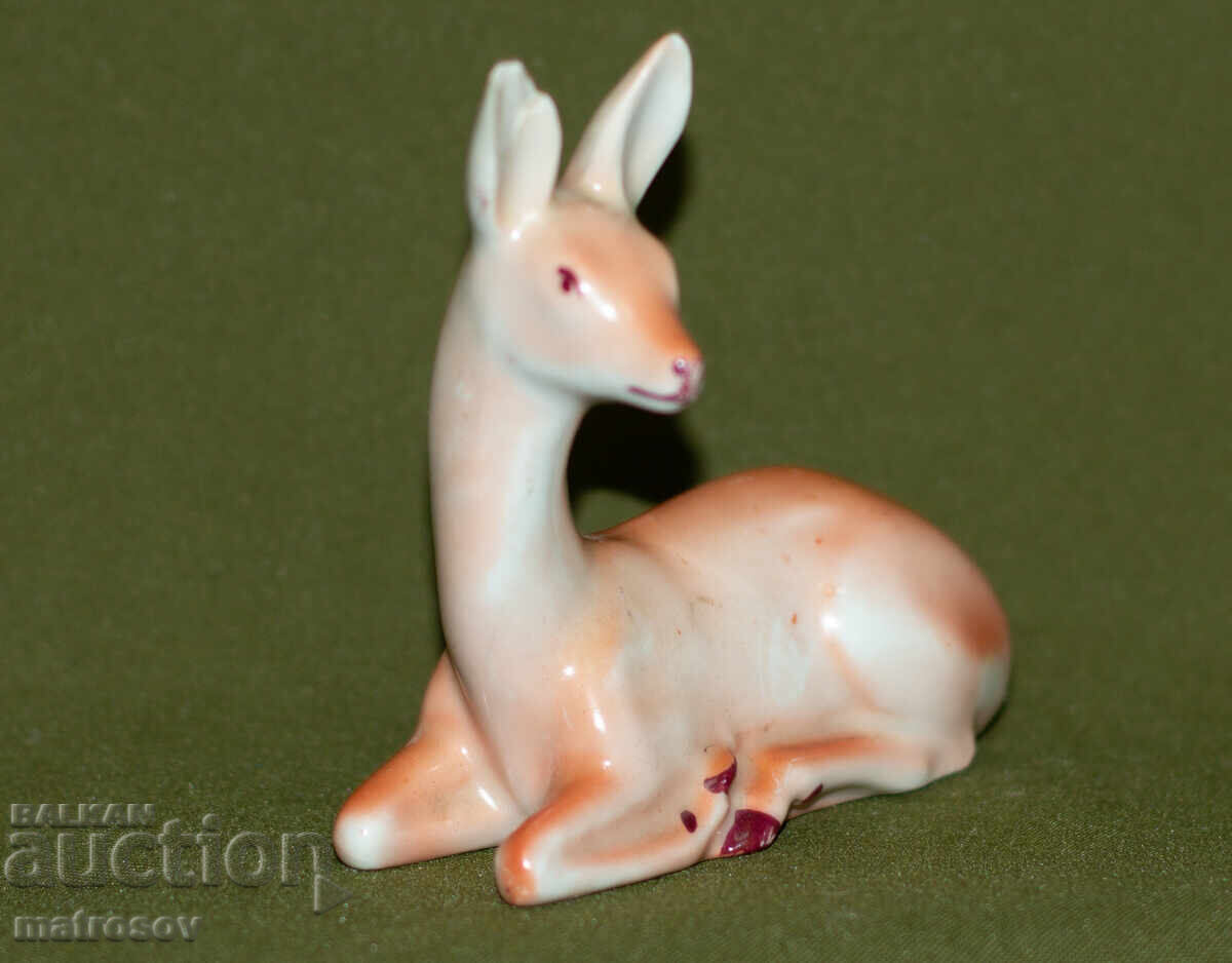 Διακοσμητικό πορσελάνινο ειδώλιο, ελάφι με τιμή 80.00 BGN | € 40.90