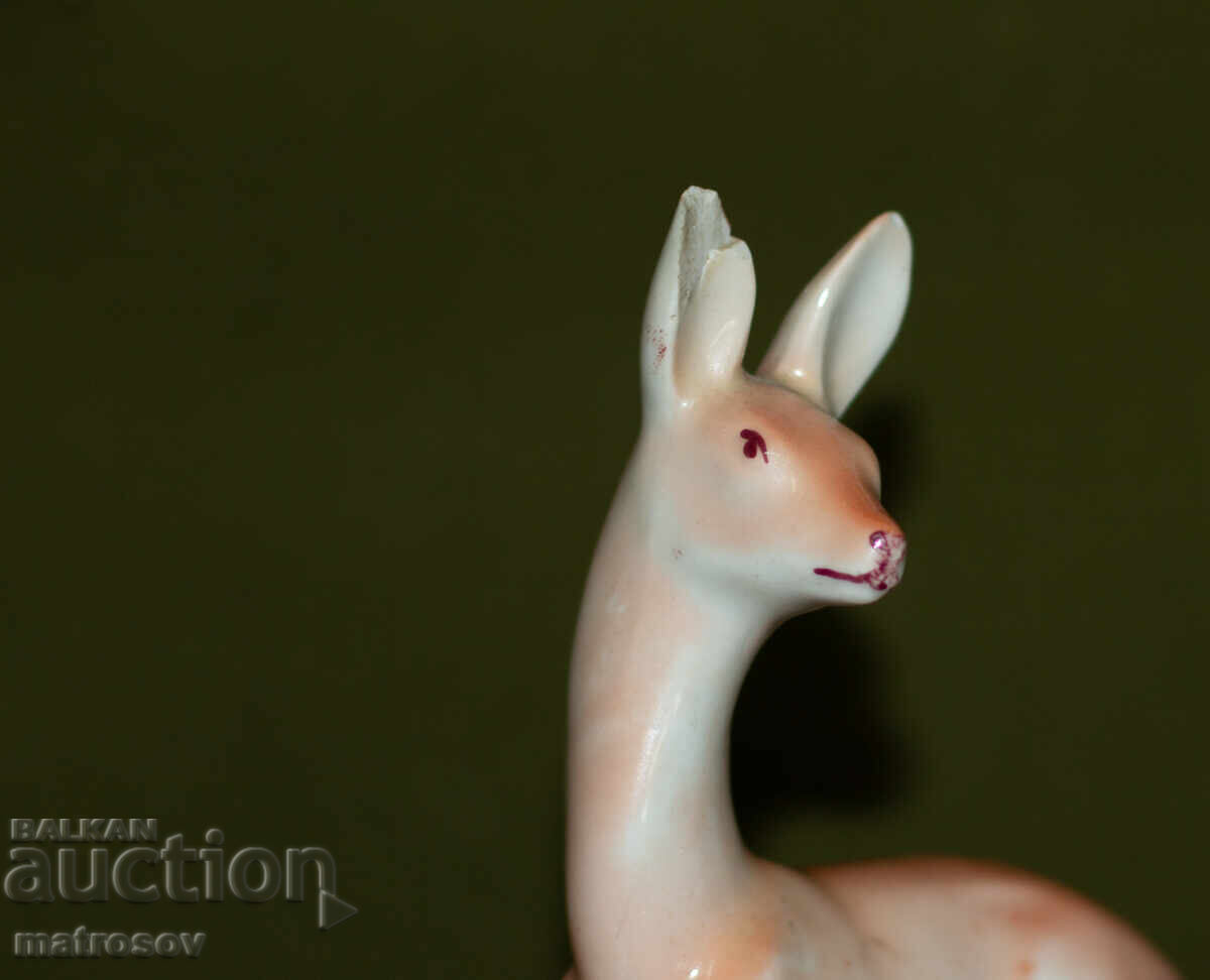 Διακοσμητικό πορσελάνινο ειδώλιο, ελάφι - 6