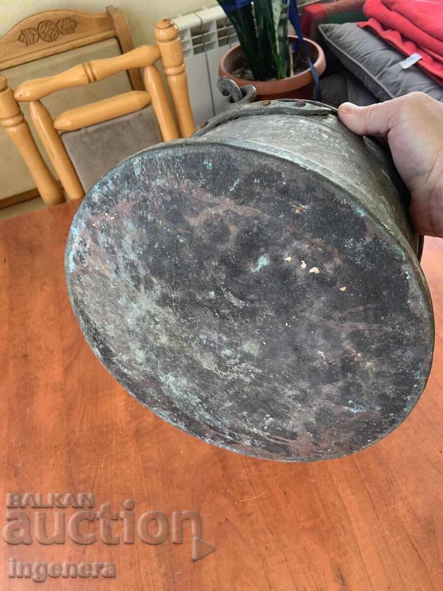 BOILER KOTLE MENCHE COPPER COPPER OLD VESSEL - 8 LITERS - 6