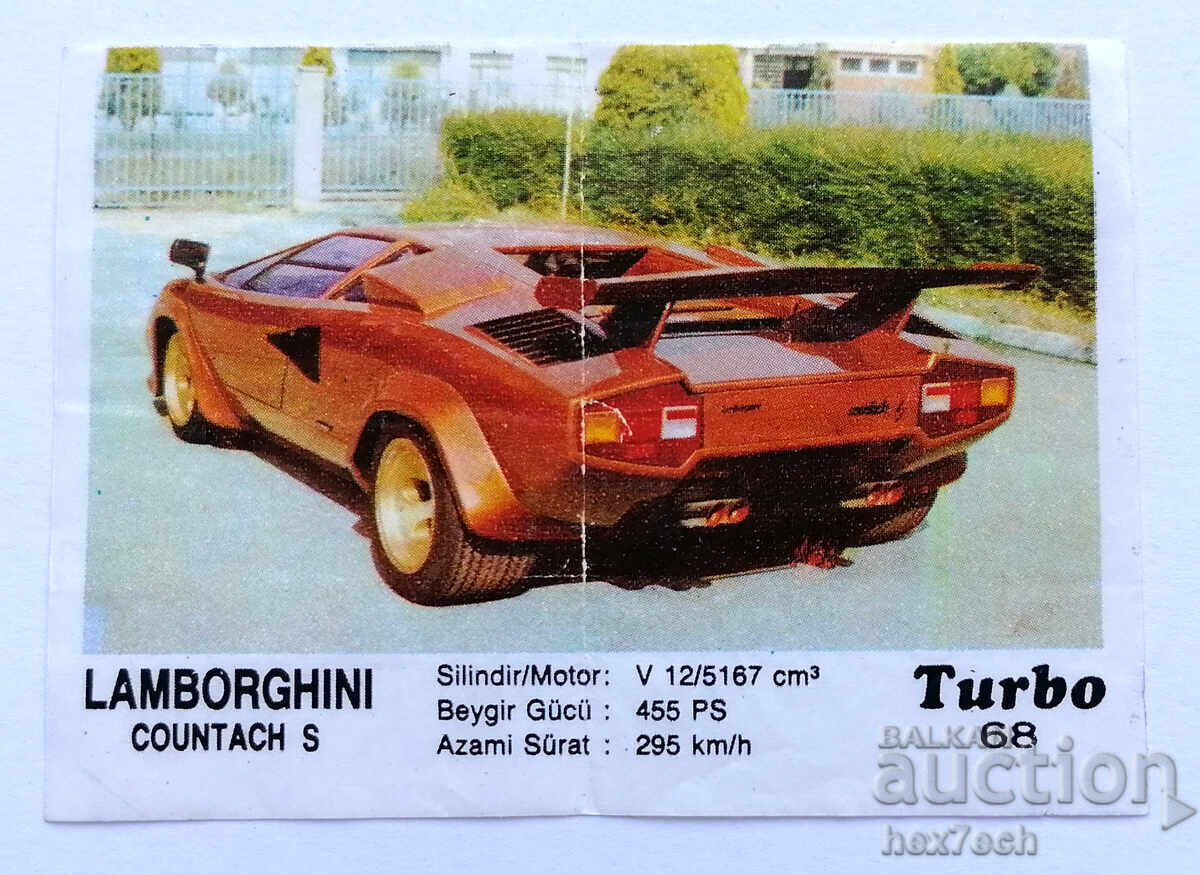 ❤️ ⭐ Εικόνα Turbo Turbo μαύρο 68 Lamborghini Countach ⭐ ❤️ ❤️ ⭐ Εικόνα Turbo Turbo μαύρο 68 Lamborghini Countach ⭐ ❤️