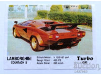 ❤️ ⭐ Εικόνα Turbo Turbo μαύρο 68 Lamborghini Countach ⭐ ❤️