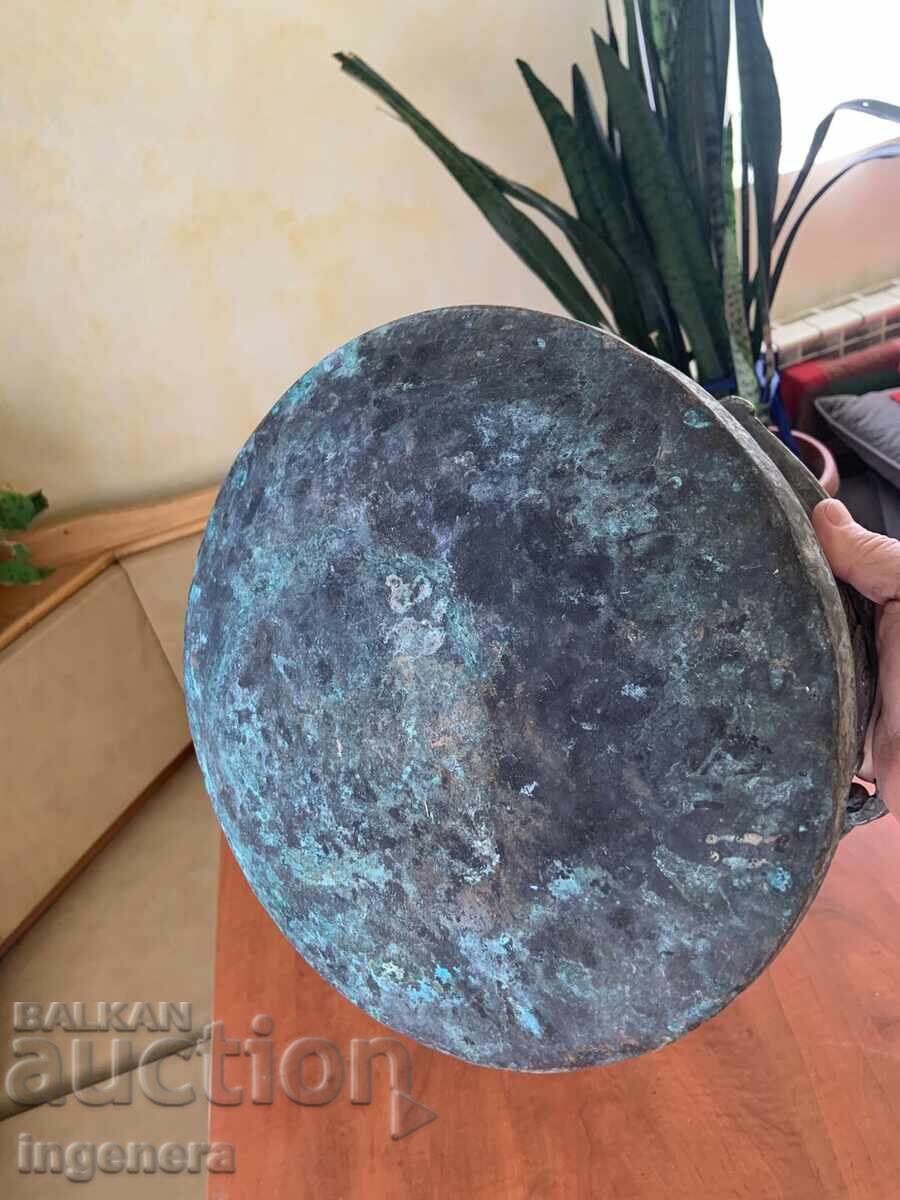 КОТЕЛ КОТЛЕ МЕНЧЕ БАКЪР МЕД СТАРИНЕН СЪД- 6 ЛИТРА - 6 КОТЕЛ КОТЛЕ МЕНЧЕ БАКЪР МЕД СТАРИНЕН СЪД- 6 ЛИТРА - 6